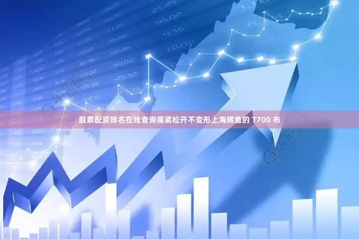 股票配资排名在线查询攥紧松开不变形上海辉鱼的 T700 布